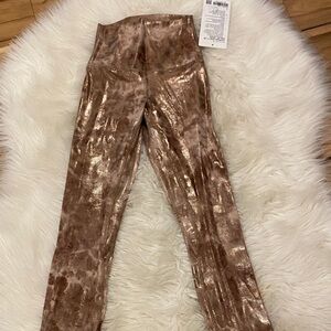 lululemon athletica Shimmering Bronze Leggings